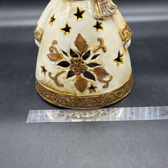 Kirkland's Home Snowman 9.25" Votive Candle Holder tealight christmas winter - Picture 7 of 9